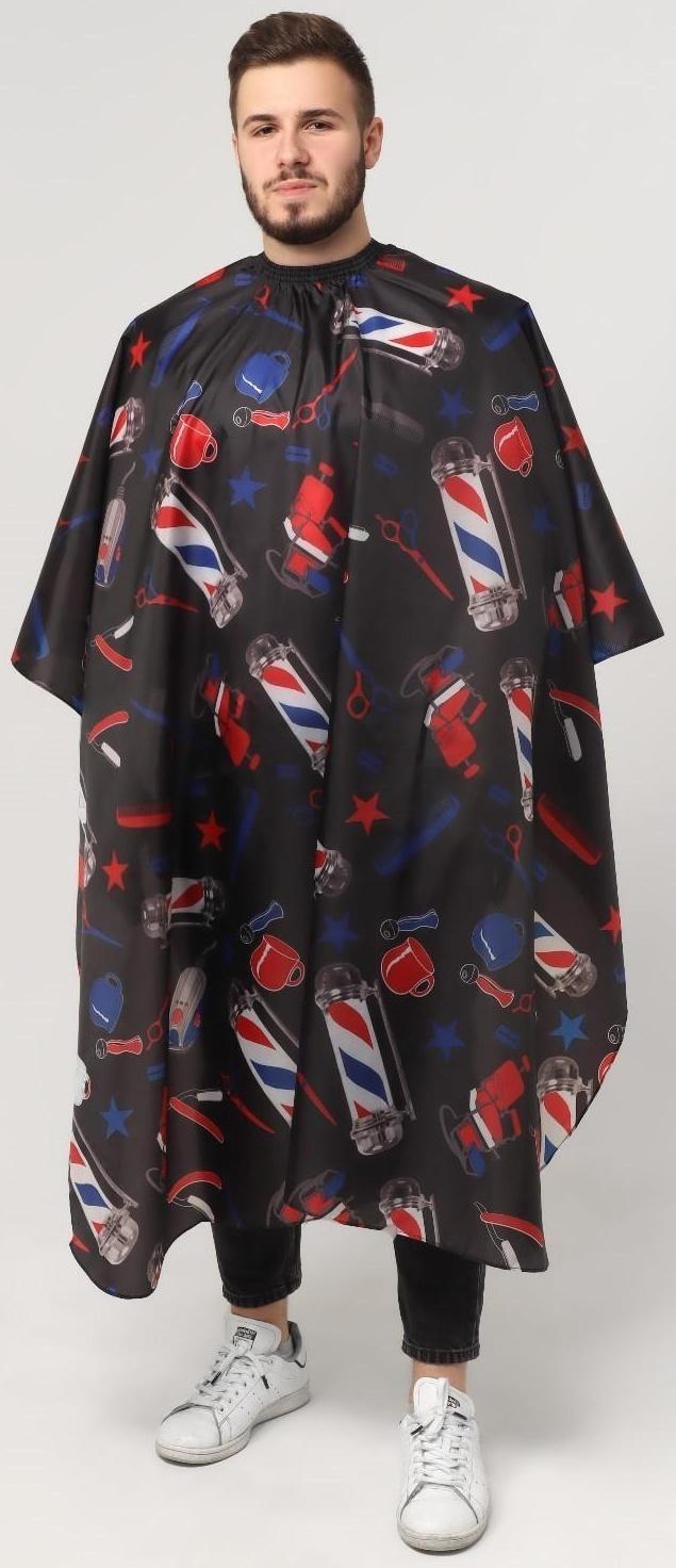 Пеньюар парикмахерский, цвет чёрный