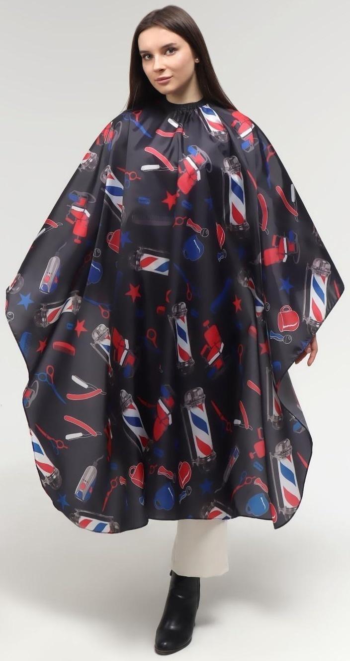 Пеньюар парикмахерский, цвет чёрный