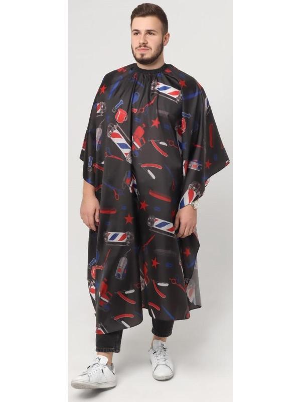 Пеньюар парикмахерский, цвет чёрный