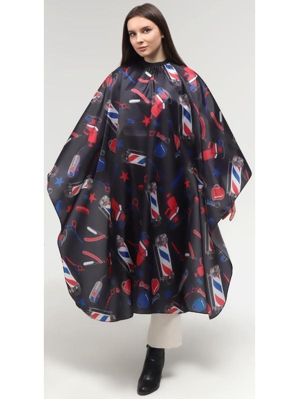 Пеньюар парикмахерский, цвет чёрный