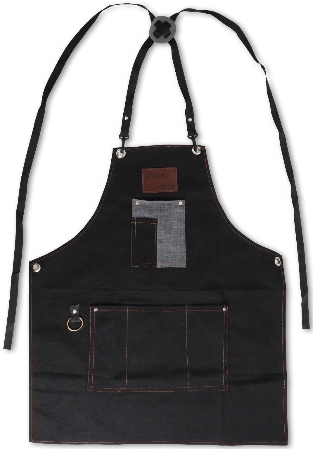Фартук для мастера, джинсовый, цвет чёрный