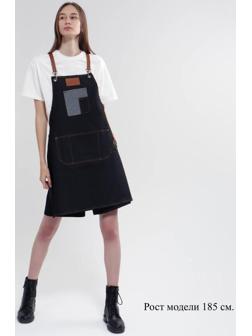 Фартук для мастера, джинсовый, цвет чёрный