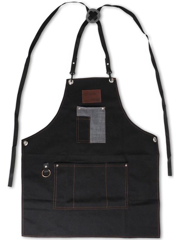 Фартук для мастера, джинсовый, цвет чёрный