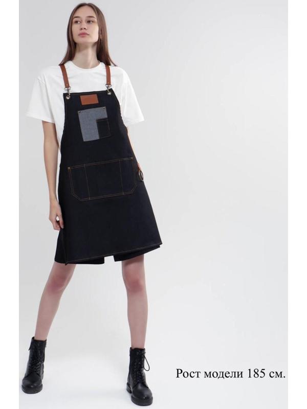 Фартук для мастера, джинсовый, цвет чёрный