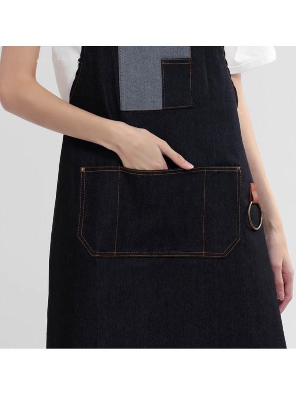 Фартук для мастера, джинсовый, цвет чёрный