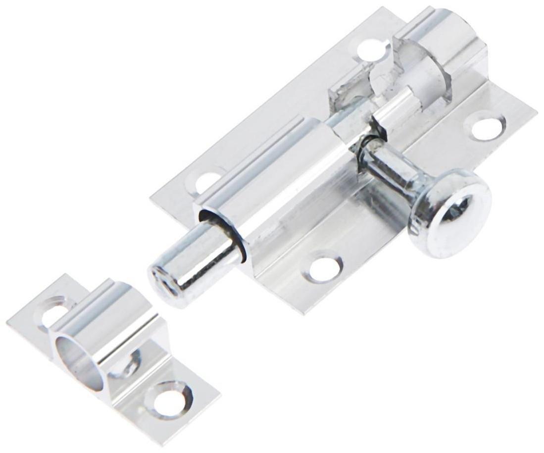 Шпингалет SH01, 5 см, цвет хром