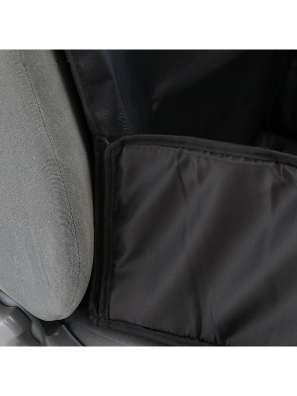 Гамак для перевозки животных на переднее сиденье, 45х 40 см, черный, 3 слоя, ПВХ 600