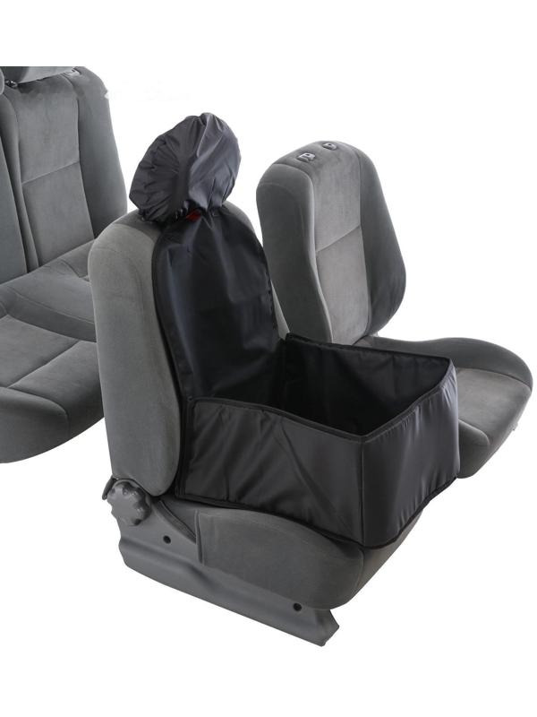 Гамак для перевозки животных на переднее сиденье, 45х 40 см, черный, 3 слоя, ПВХ 600