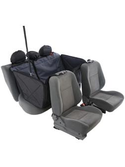 Гамак-трансформер для перевозки крупных собак 20+ кг, 145 х165 см, серый, поролон