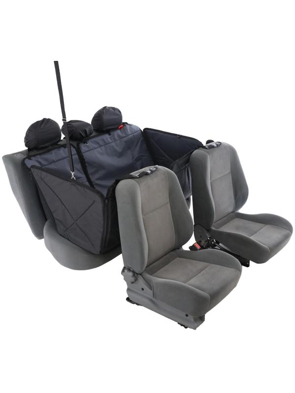 Гамак-трансформер для перевозки крупных собак 20+ кг, 145 х165 см, серый, поролон