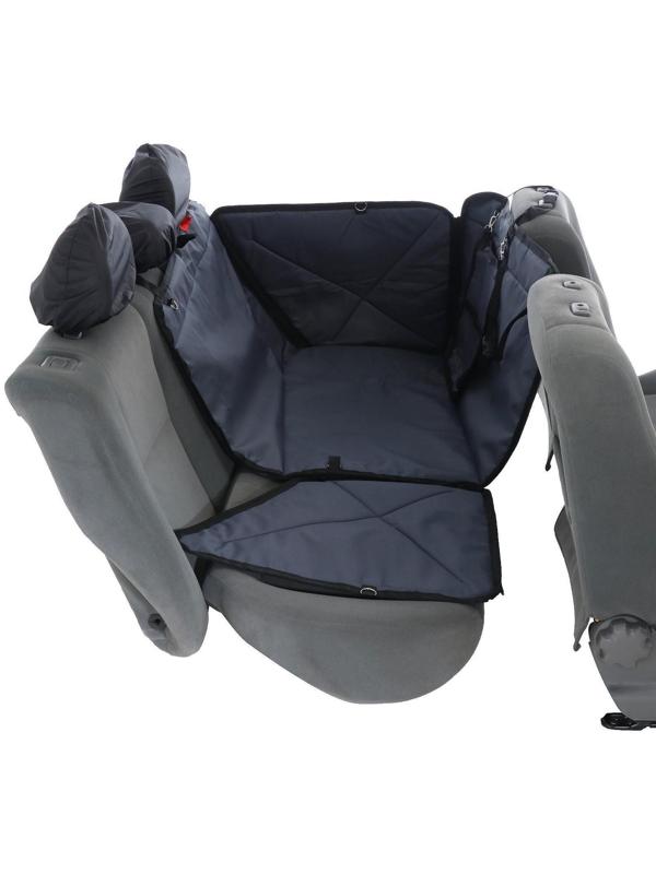 Гамак-трансформер для перевозки крупных собак 20+ кг, 145 х165 см, серый, поролон