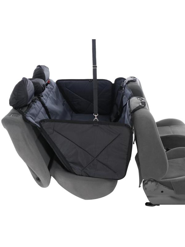 Гамак-трансформер для перевозки крупных собак 20+ кг, 145 х165 см, серый, поролон