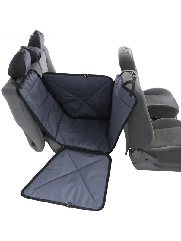 Гамак-трансформер для перевозки крупных собак 20+ кг, 145 х165 см, серый, поролон