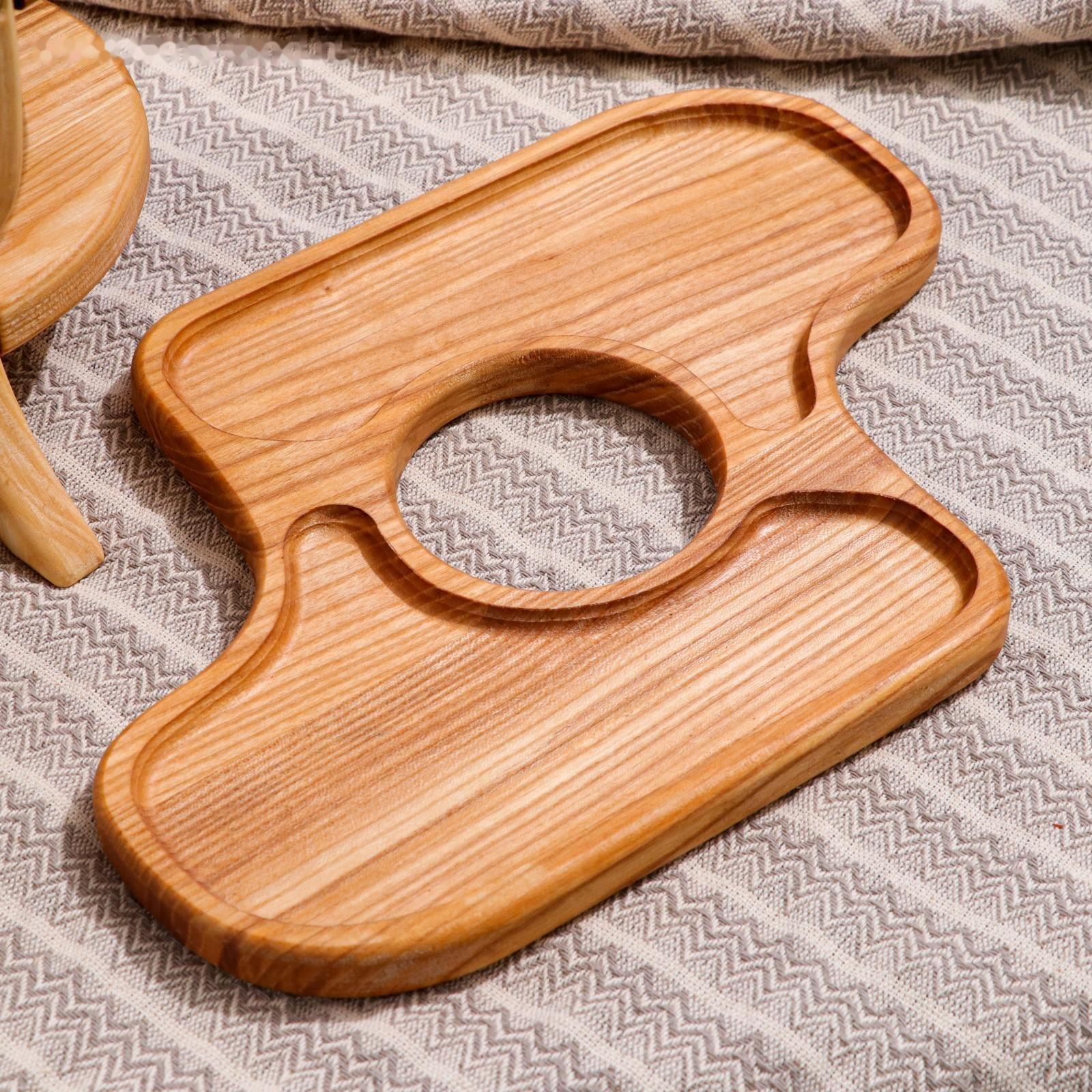 Подставка с блюдом для вина и закусок 