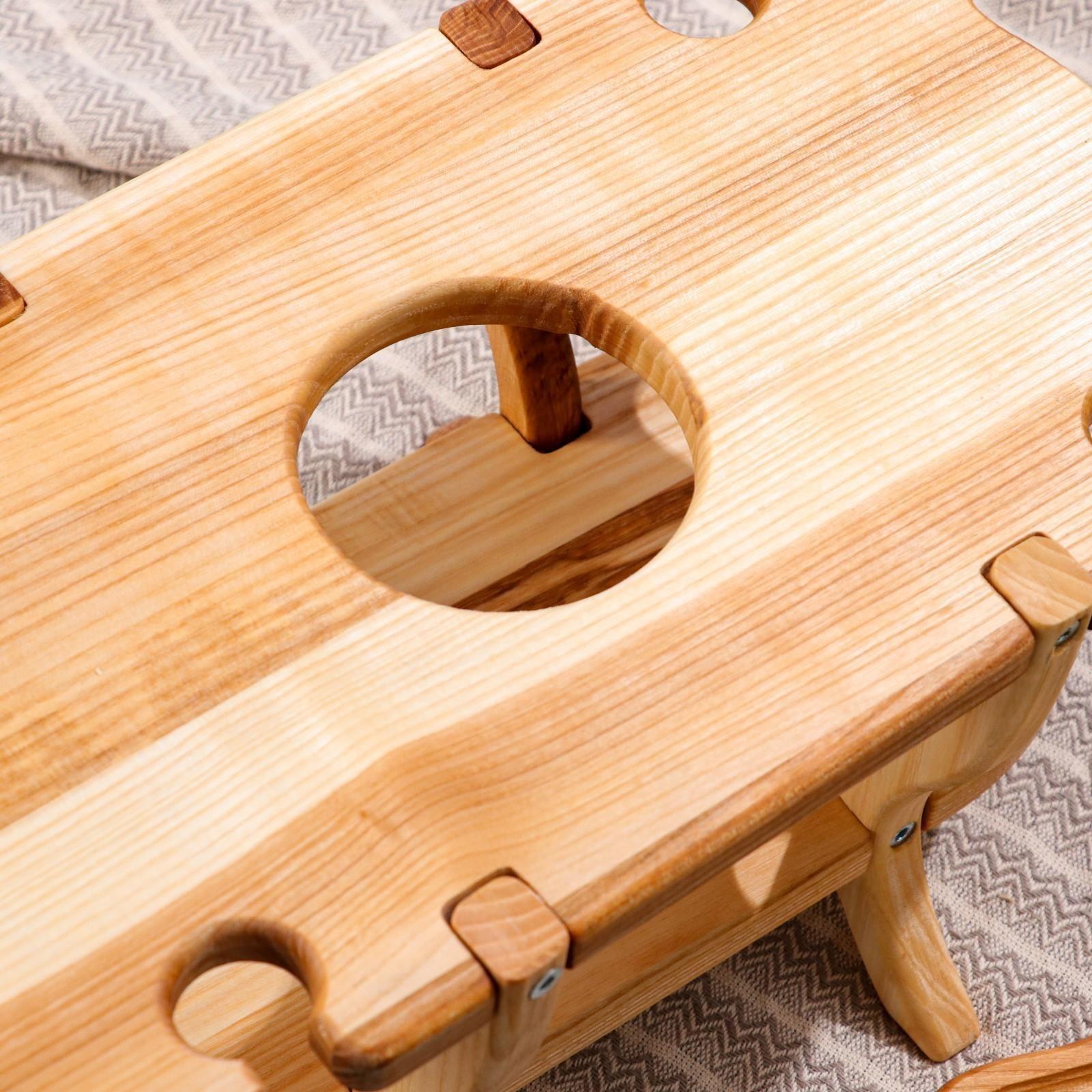 Подставка с блюдом для вина и закусок 