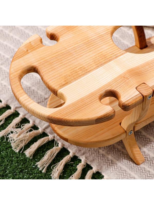 Подставка с блюдом для вина и закусок 