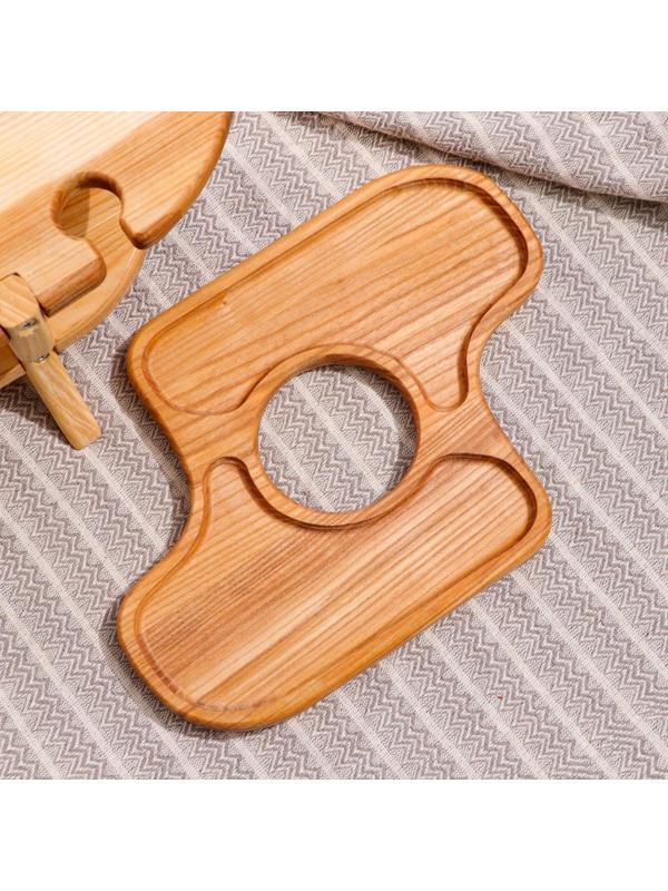 Подставка с блюдом для вина и закусок 