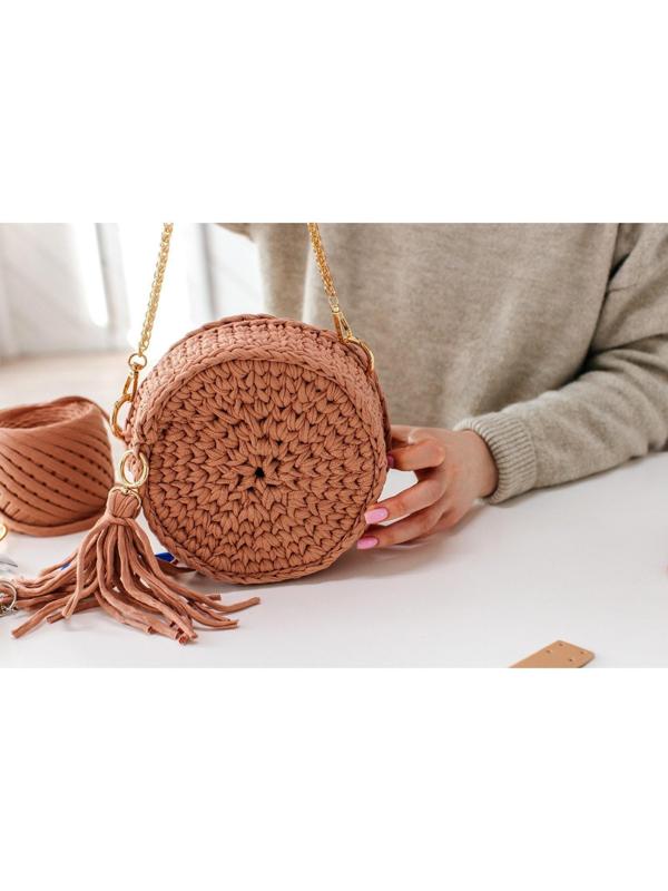 Кольцо-карабин, d = 25/35 мм, толщина - 5 мм, 5 шт, цвет золотой