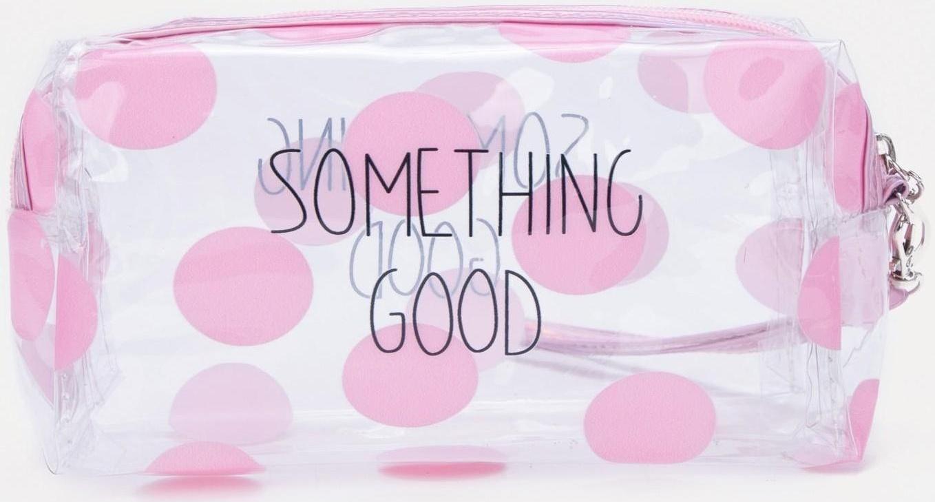 Косметичка на молнии, цвет прозрачный