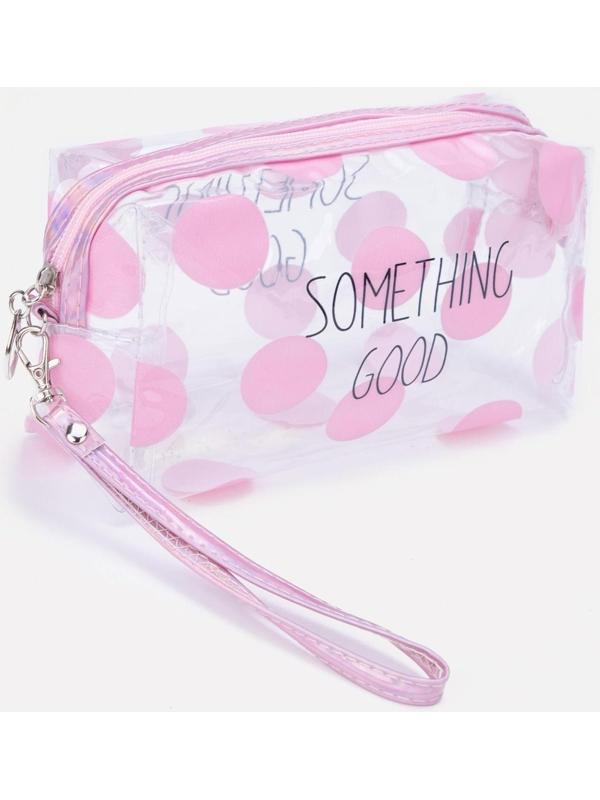 Косметичка на молнии, цвет прозрачный