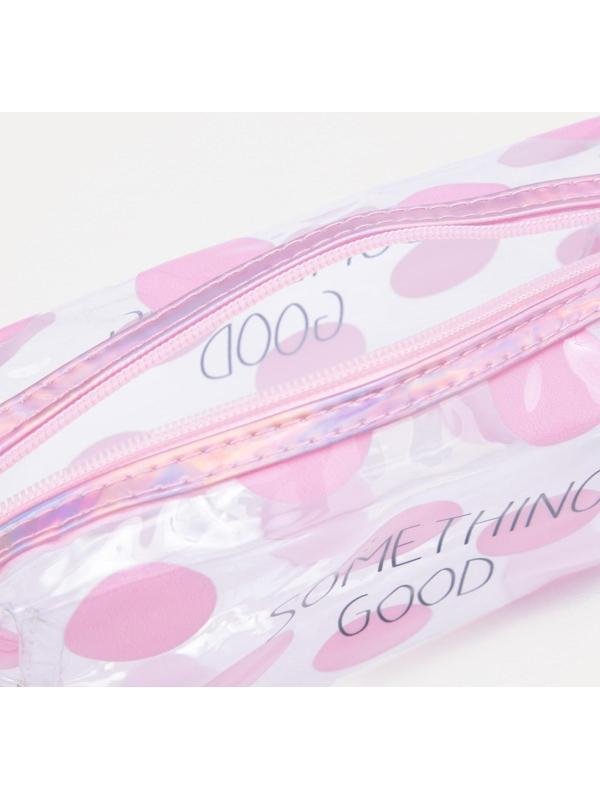 Косметичка на молнии, цвет прозрачный