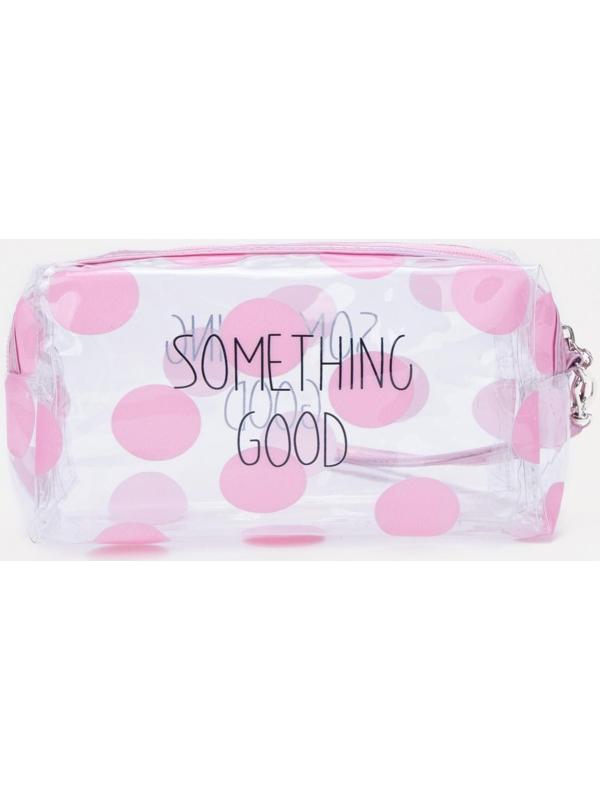 Косметичка на молнии, цвет прозрачный