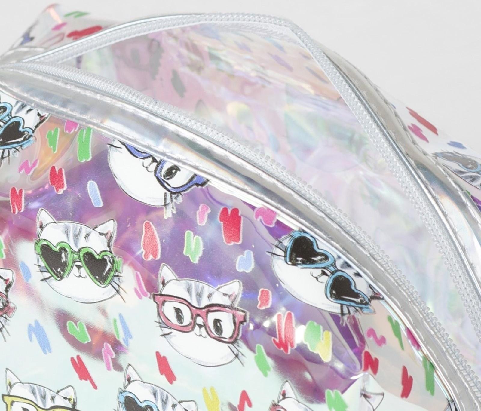 Косметичка на молнии, цвет прозрачный