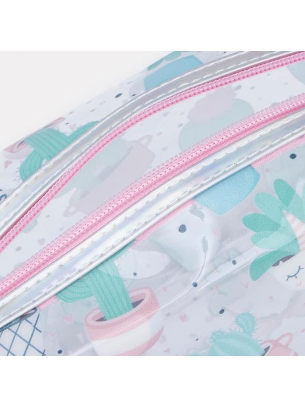 Косметичка на молнии, цвет прозрачный