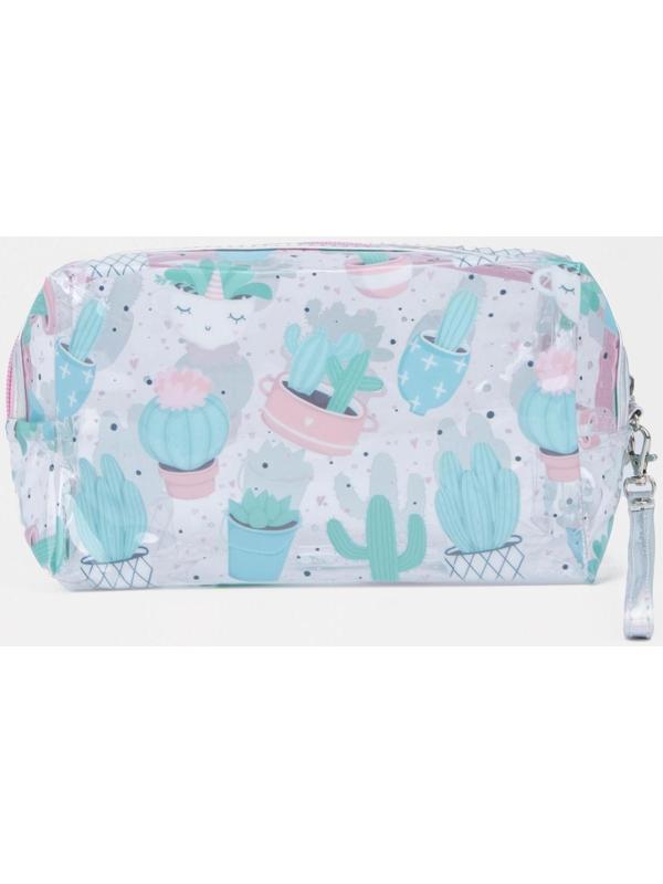 Косметичка на молнии, цвет прозрачный