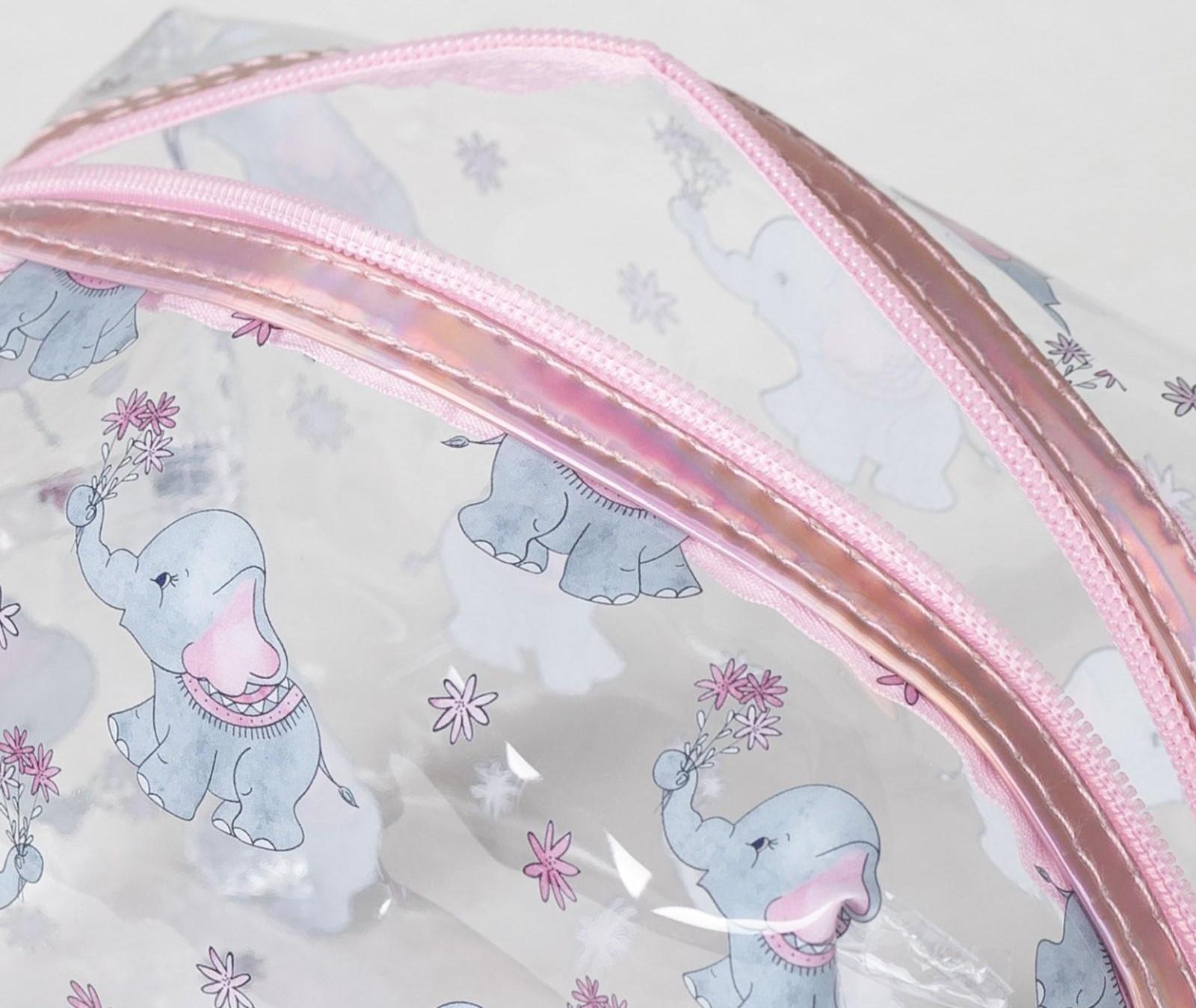 Косметичка на молнии, цвет прозрачный