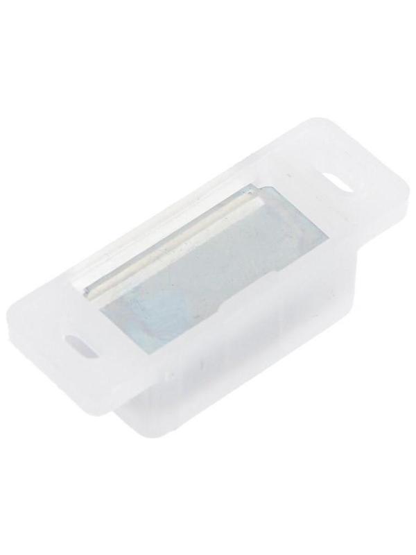 Магнит мебельный M001P, 41х13,  маленький, прозрачный