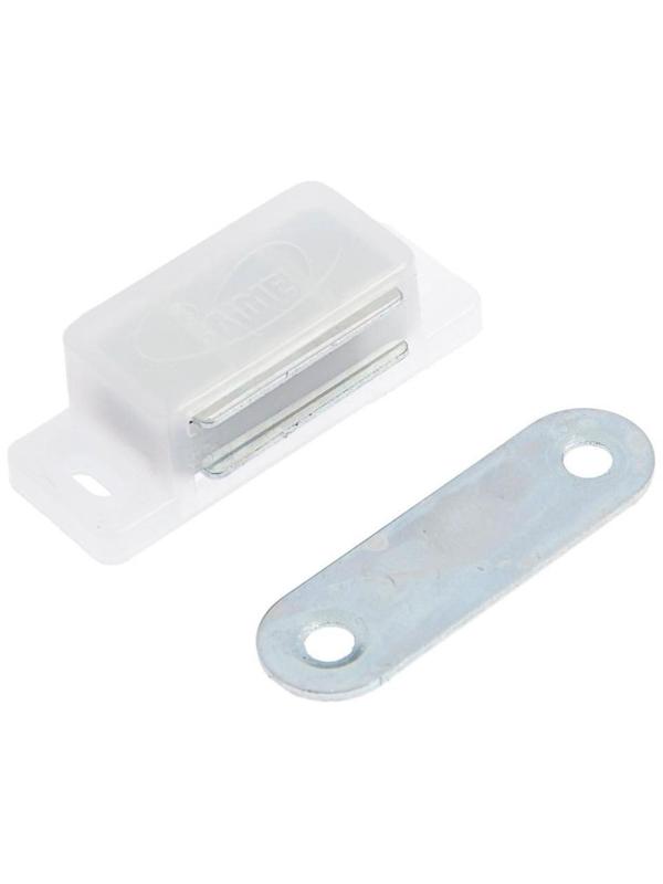 Магнит мебельный M001P, 41х13,  маленький, прозрачный