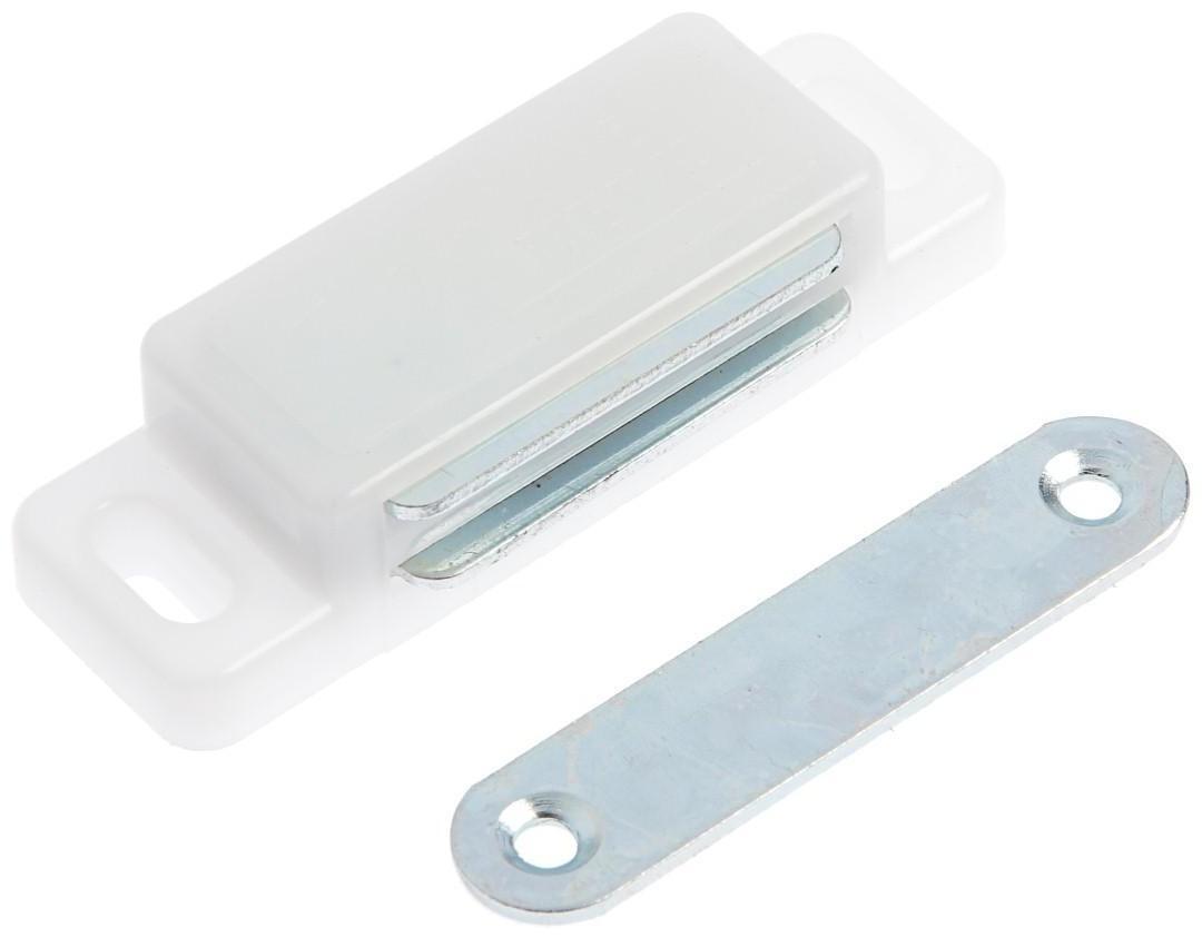 Магнит мебельный M003P, 72х13 большой, прозрачный