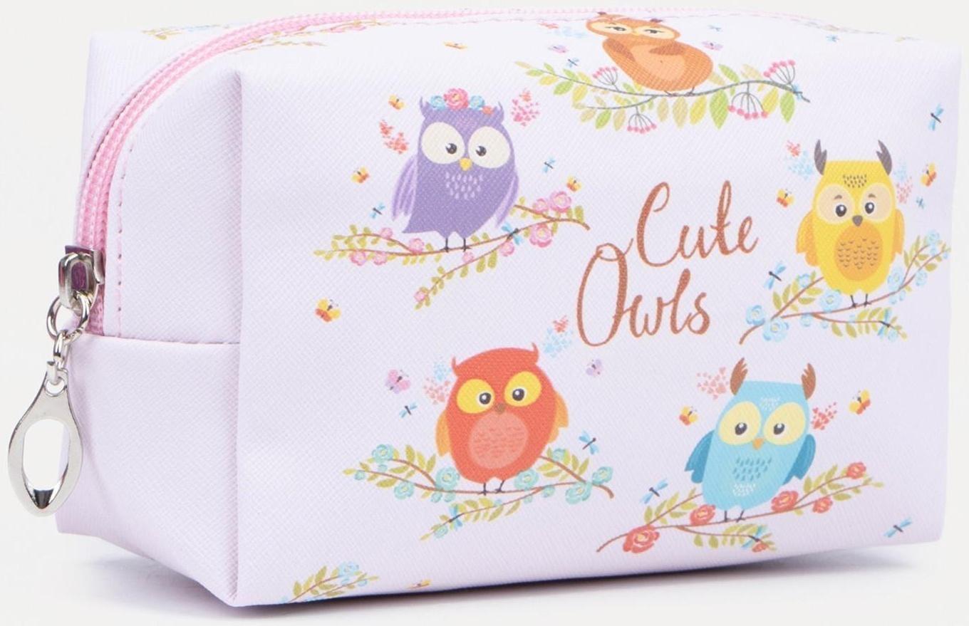 Косметичка на молнии, цвет розовый