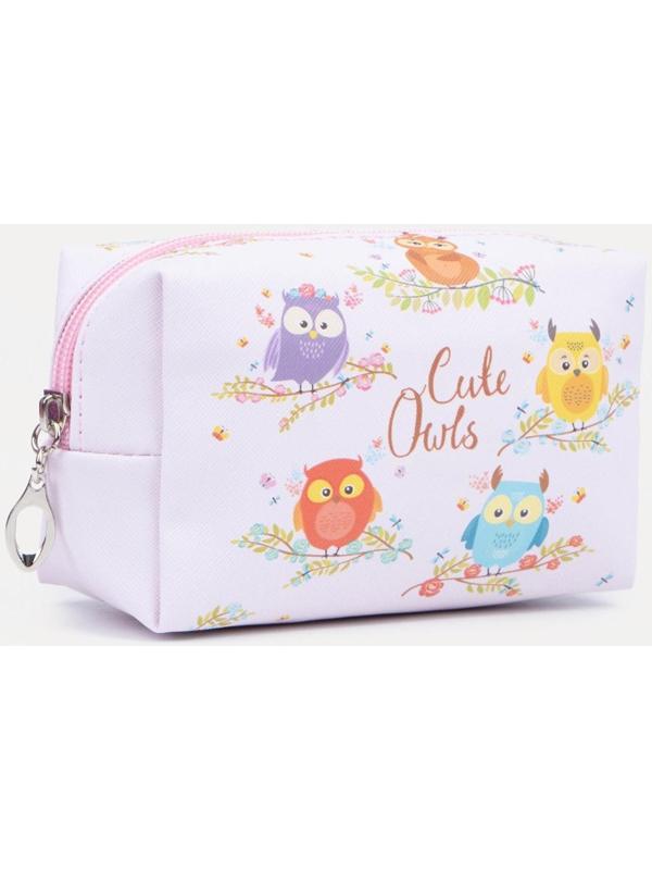 Косметичка на молнии, цвет розовый