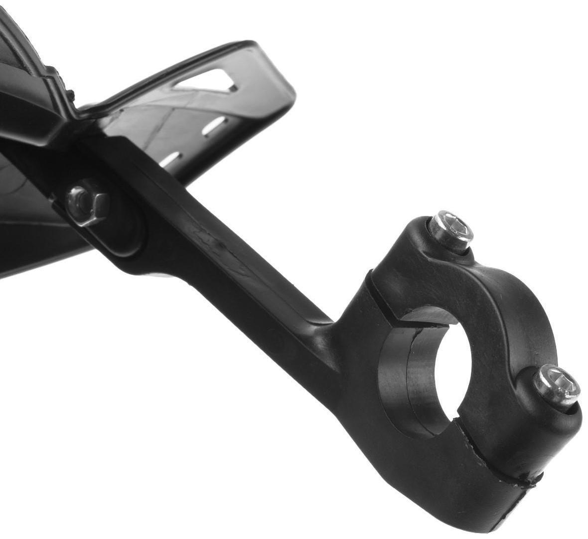 Защита рук на руль мотоцикла, пластик, черный, набор 2 шт