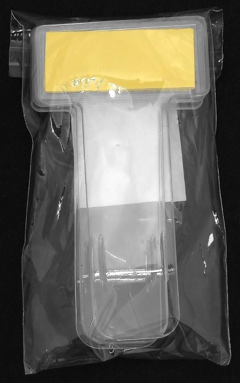 Зажим под лобовое стекло, 7.5х4 см, прозрачный