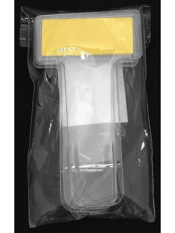 Зажим под лобовое стекло, 7.5х4 см, прозрачный