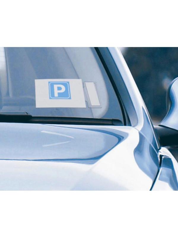 Зажим под лобовое стекло, 7.5х4 см, прозрачный