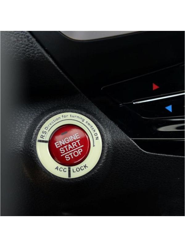 Накладка на замок зажигания TORSO, люминесцентная, d 3.4 см