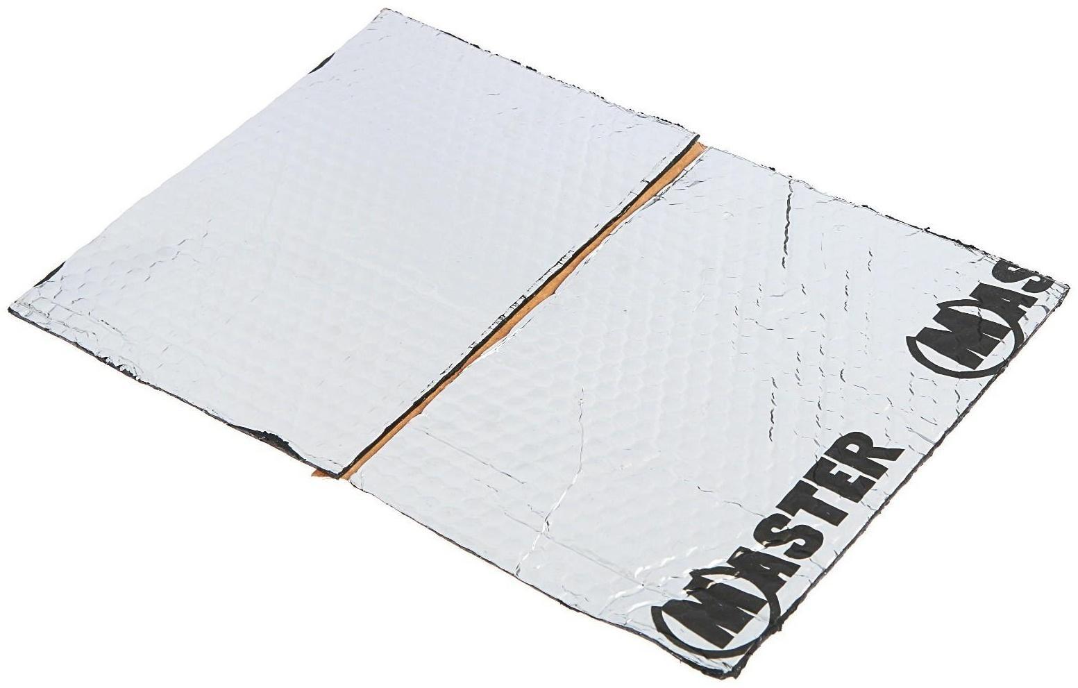 Шумоизоляция MasterProf, для стальных ванн и моек, 170 х 235 х 3 мм, набор 2 шт.