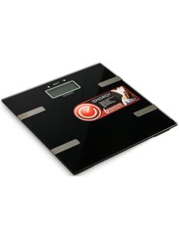 Весы напольные ENERGY EN-407, диагностические, до 180 кг, 2хААА, стекло, чёрные