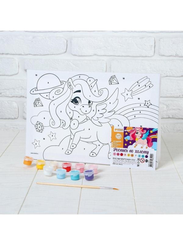 Картина по номерам «Волшебство единорога» 20×30 см