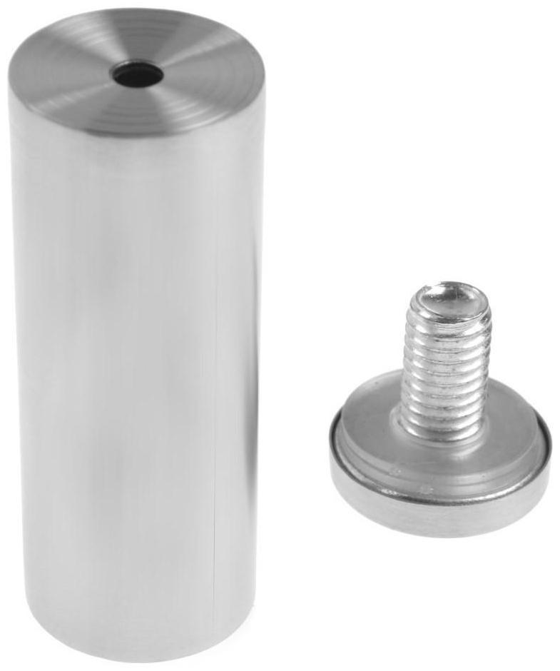 Дистанционный держатель для табличек, 25х70 мм, цвет матовый никель,набор 2 шт.