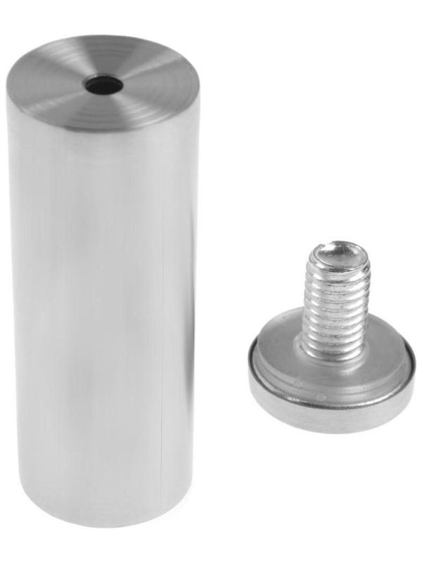 Дистанционный держатель для табличек, 25х70 мм, цвет матовый никель,набор 2 шт.