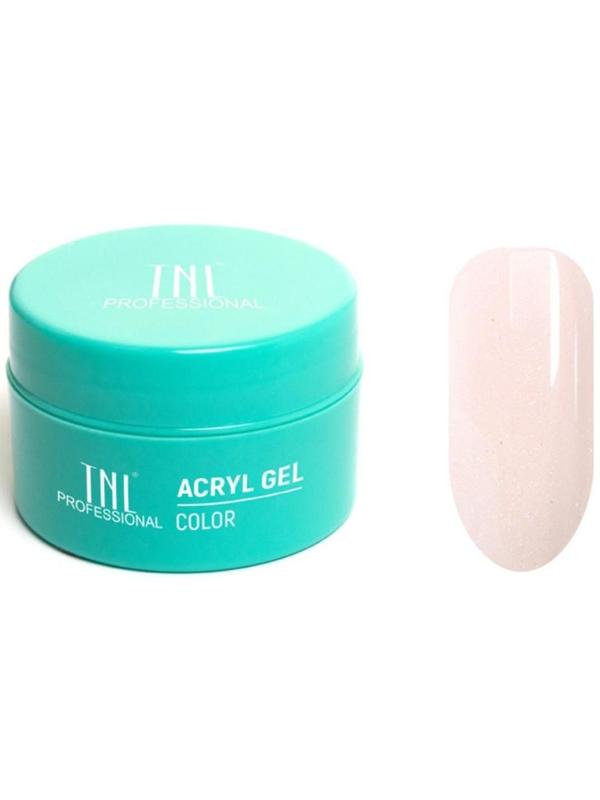 Гель для ногтей камуфлирующий, Acryl Gel TNL Illusion, №01, светло-розовый с шиммером, 18 мл