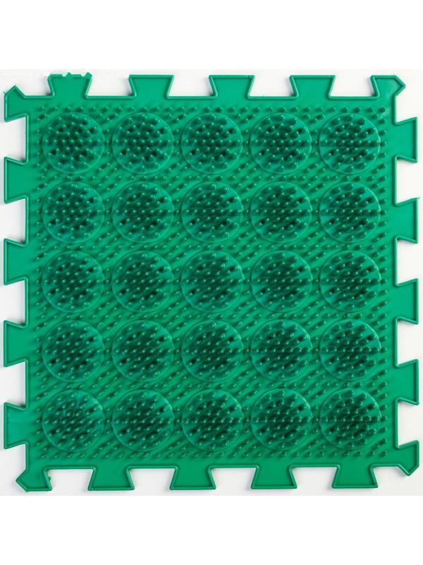 Модульный массажный коврик ОРТО ПАЗЛ «Жёсткие Кактусы», 1 модуль, цвет МИКС