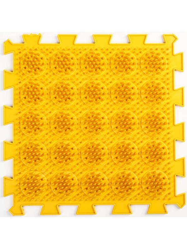 Модульный массажный коврик ОРТО ПАЗЛ «Жёсткие Кактусы», 1 модуль, цвет МИКС