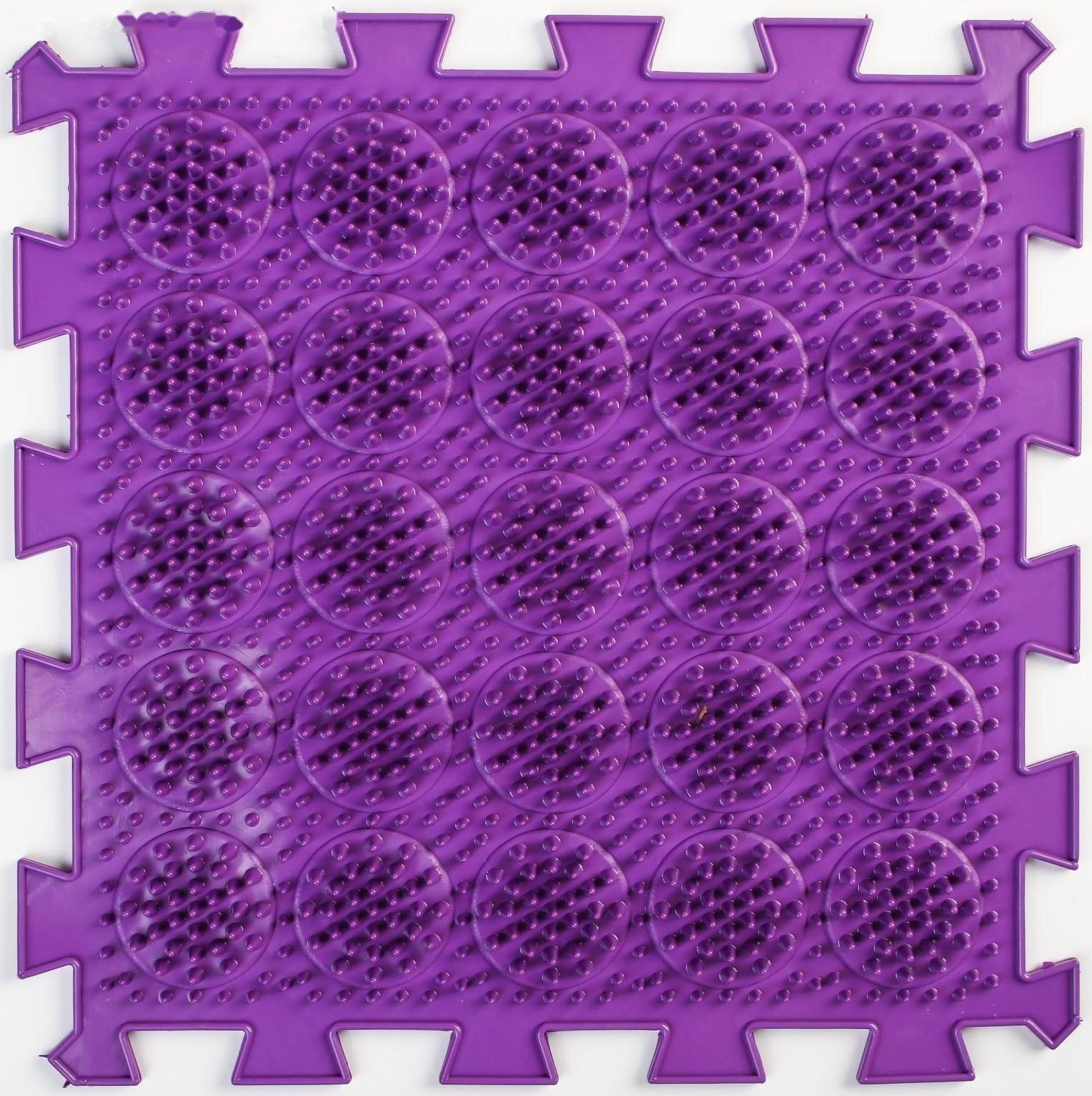 Модульный массажный коврик ОРТО ПАЗЛ «Мягкие Кактусы», 1 модуль, цвет МИКС