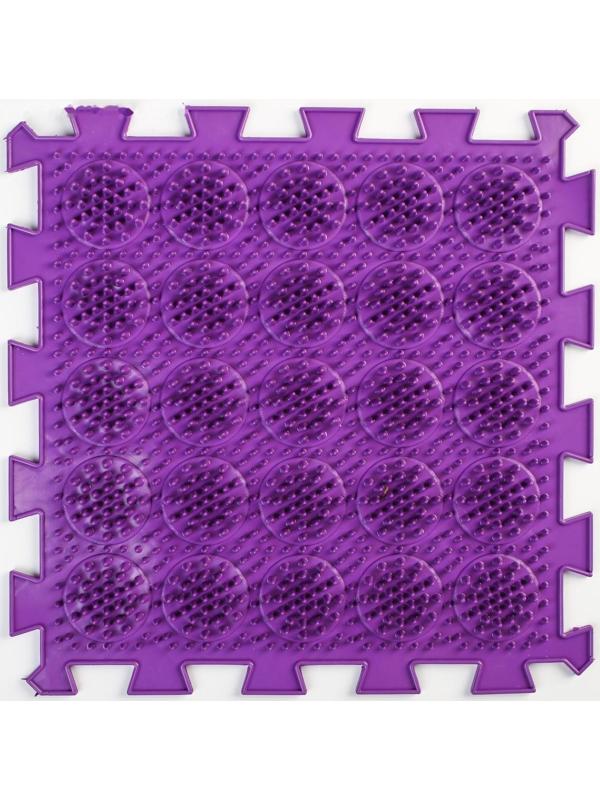 Модульный массажный коврик ОРТО ПАЗЛ «Мягкие Кактусы», 1 модуль, цвет МИКС